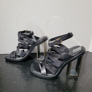 Jeffrey Campbell Impulsive Heel Sandals Black